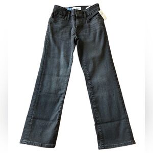 OLD NAVY Straight-Leg Built-In Flex Black washout Jeans for Boy Size 8